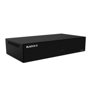 Black Box KVS4-2004D Secure KVM Switch, 4-Port, Dual Monitor DVI-I